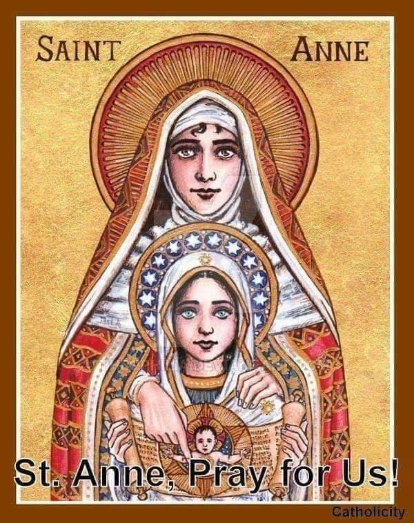 DEVOTION TO SAINT ANNE MOTHER OF THE BLESSED VIRGIN MARY Vcatholic